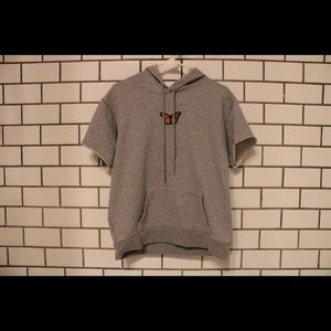 GREY BUTTERFLY HOODIE